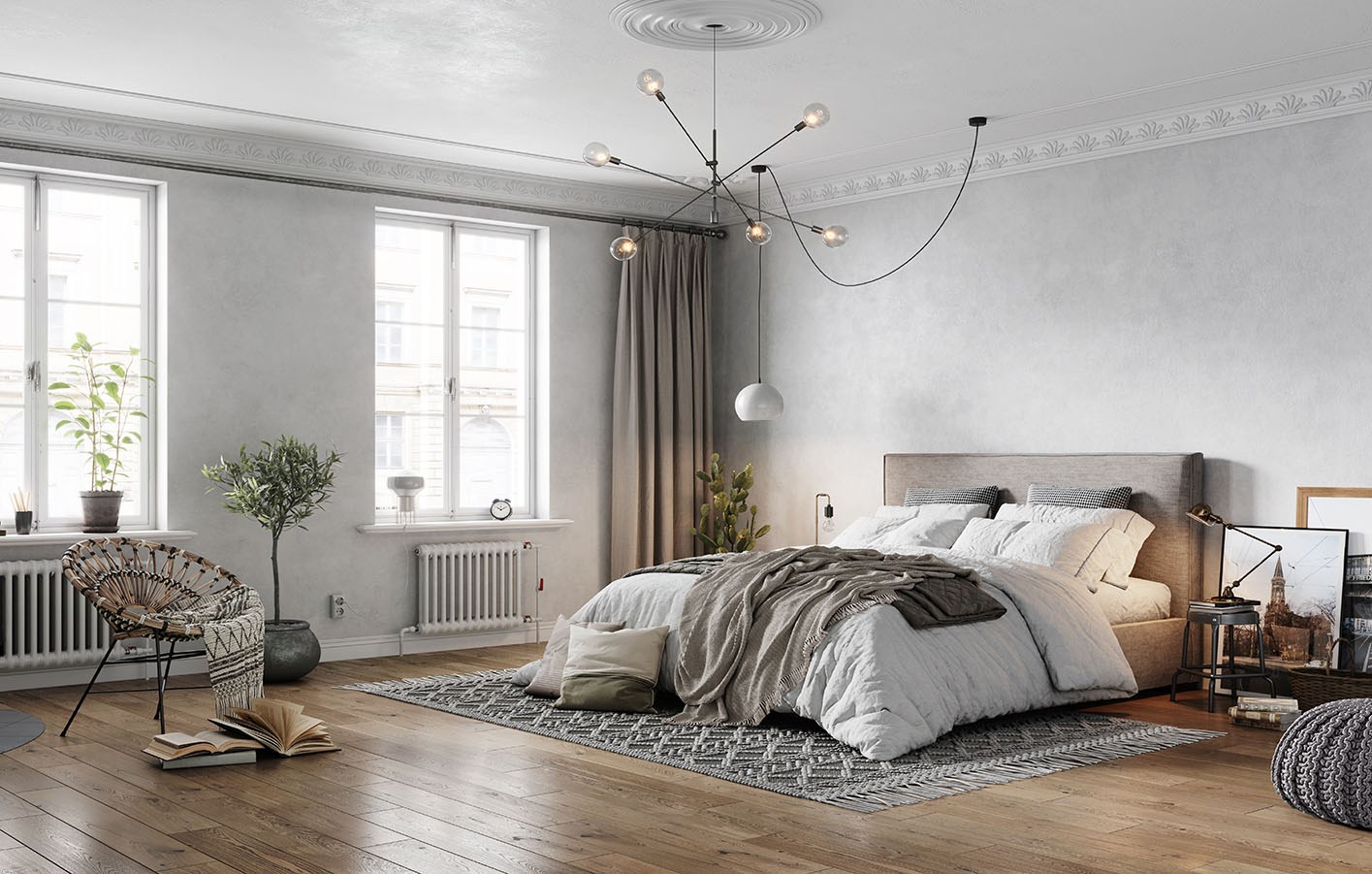 Massivholzdielen von Fichtl & Lankes aus Landsberg Holzdielen im Schlafzimmer